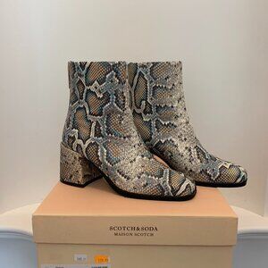 Scotch & Soda Florence Leather Booties Sz. 40 (Originally $345)